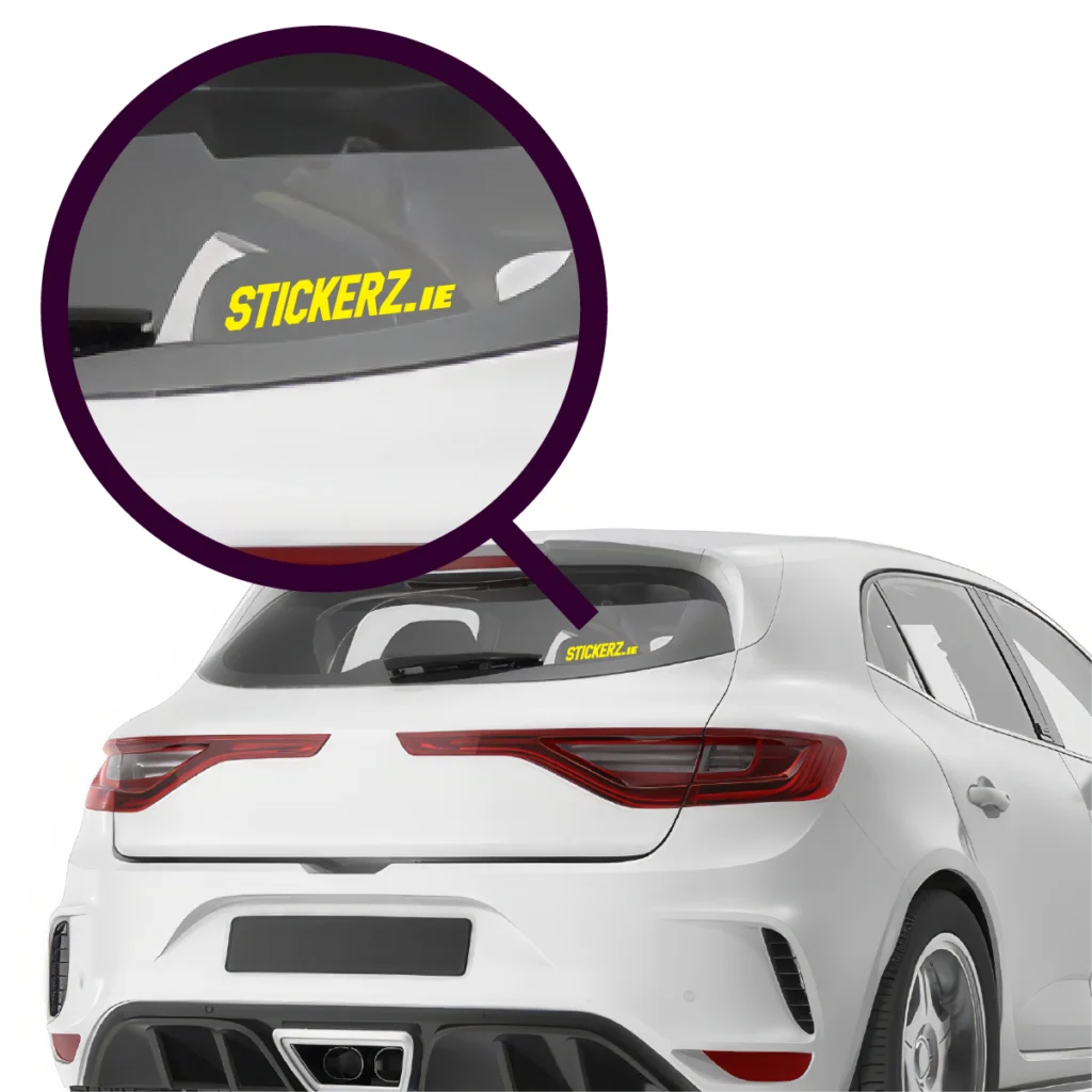 car dealership stickers for windshields